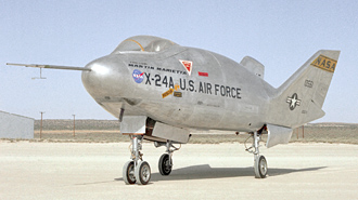 X-24A parked