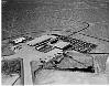 Aerial view of NASA FRC. Note X-15 and JF-104 on main ramp area. 10/9/62