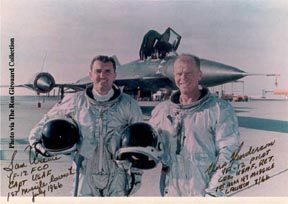 Sam Ursini and Vern Henderson - first military crew to fire a missile from the YF-12A