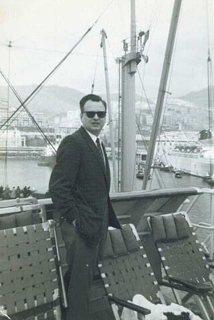 March 1960, Genoa, SS Constitution on way to E. Med. and tour with Idealist