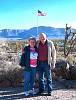 Frank& Stella Murray - Winter 2005 in the high desert near Meadview, AZ.