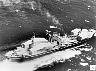 photograph of crates holding Komar guided-missile patrol boats on their way to Cuba, September 1962