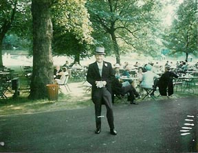 Werner at Tom's wedding in London - 1968